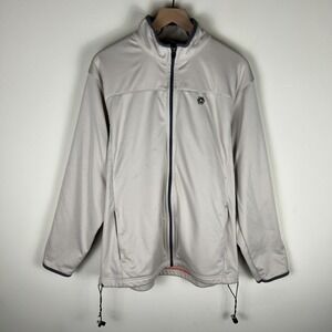 Y2K Old Navy Track Jacket Ivory Size‎ Large 23x29